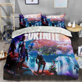 Fortnite Chapter 4 Characters And Map Bedding Set Fortnite Game Merch Gifts For Superfans - Merchluma