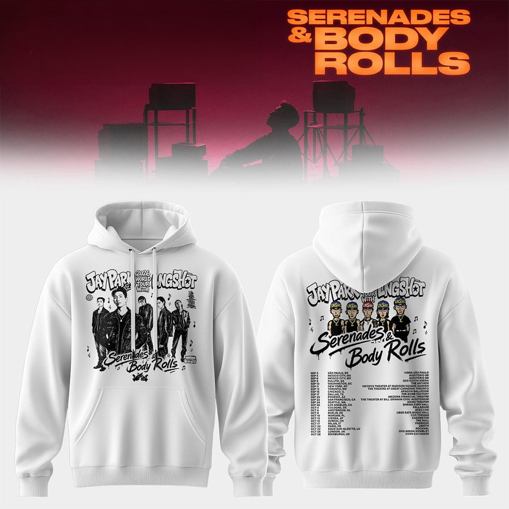 Jay Park 2026 World Tour Serenades 26 Body Rolls Hoodie Jay Park Merch Gift For Music Fans - Merchluma