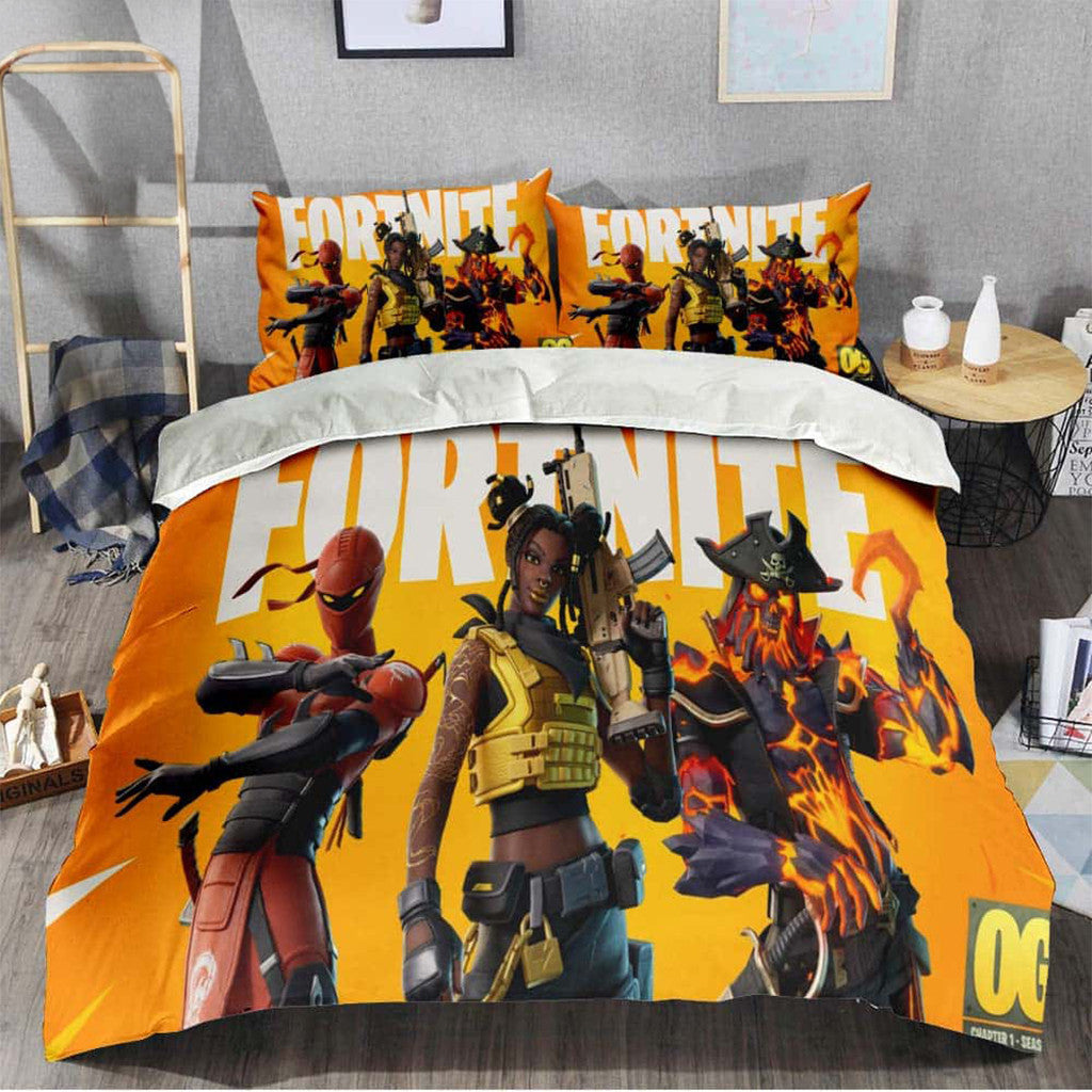 Fortnite OG Season 8 Bedding Set Fortnite OG Merch Best Gifts For Him - Merchluma