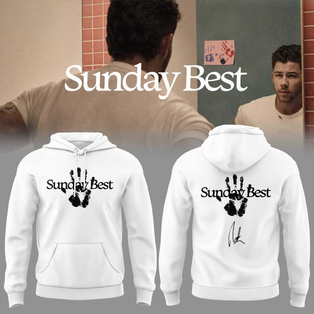 Nick Jonas Sunday Best Tour 2026 Signature Hoodie Nick Jonas Merch Present For Music Lover - Merchluma