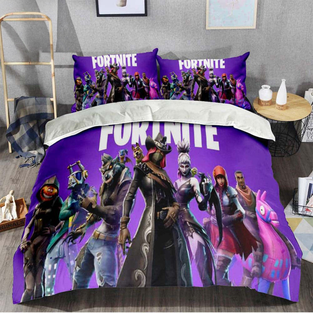 Fortnite Season 6 In Bedding Set Fortnite Cartoon Game Merch Birthday Present For Him - Merchluma