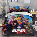 Fortnite Super Chapter 6 Season 3 Bedding Set Fortnite Cartoon Game Merch Birthday Gift - Merchluma