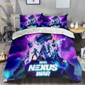 Fortnite X Marvel Nexus War Bedding Set Fortnite Nexus War Merch Present For Husband - Merchluma