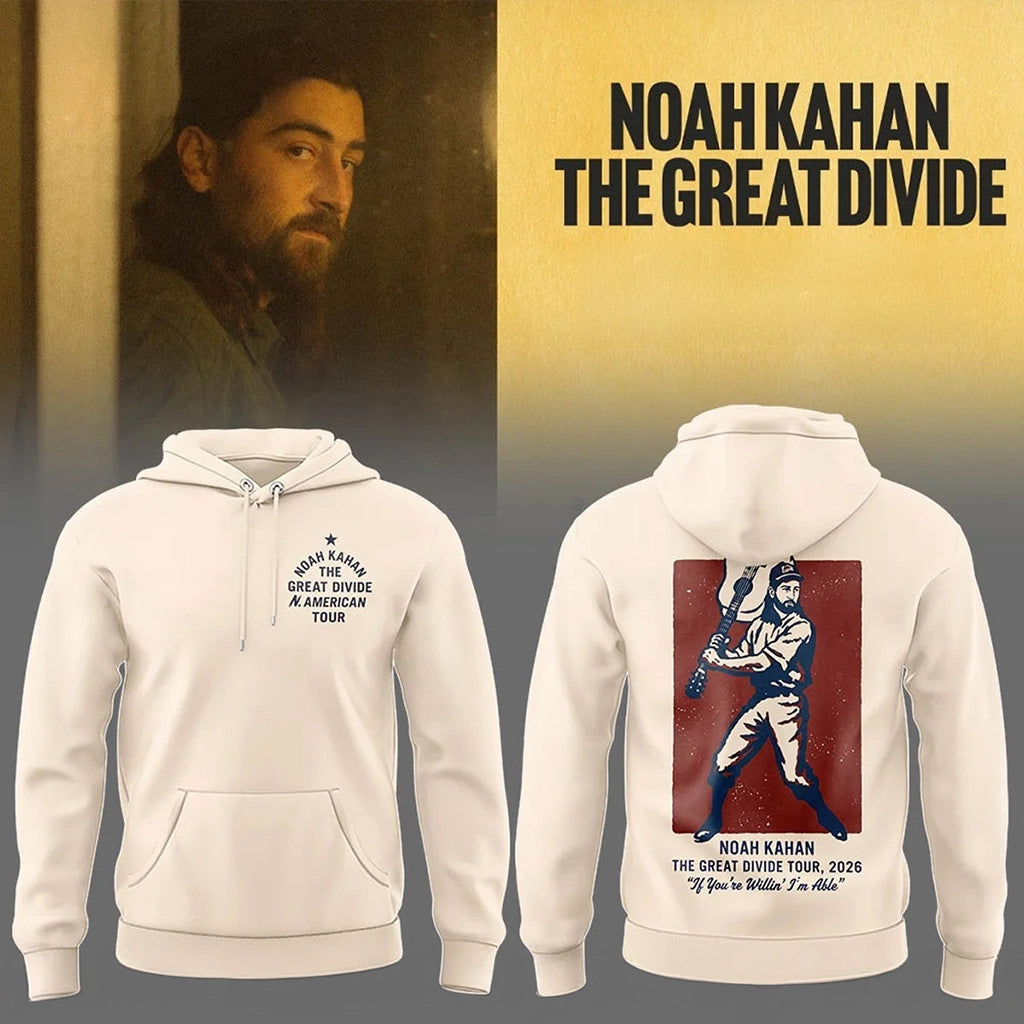 Noah Kahan The Great Divide Tour 2026 Hoodie Noah Kahan Concert Merch Gift For Music Lover - Merchluma