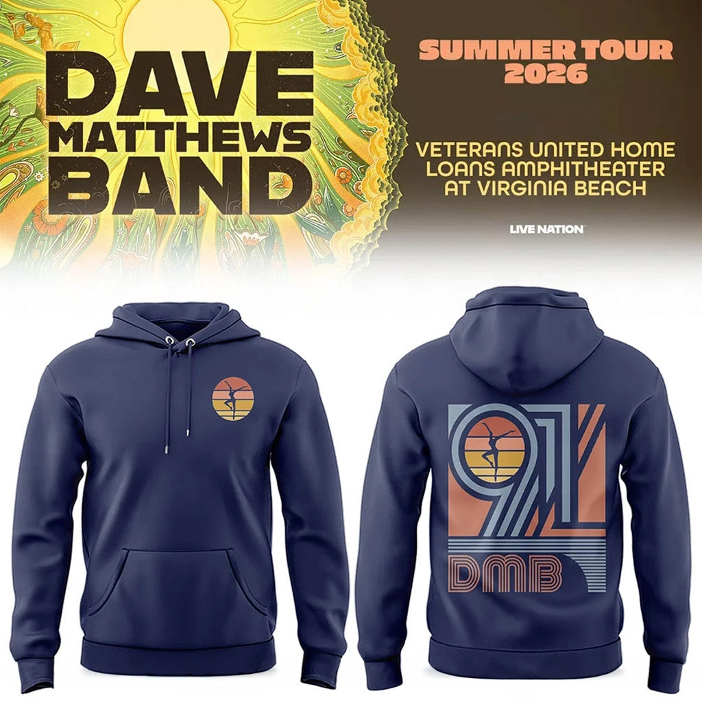 Dave Matthews Band Summer Tour 2026 Hoodie DMB Merch Cool Gifts For Music Lovers - Merchluma