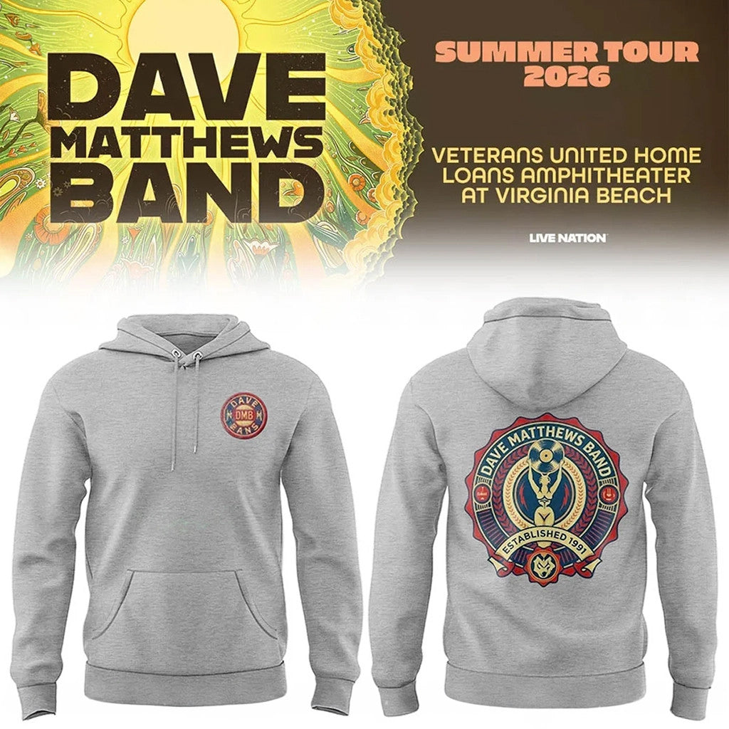 Dave Matthews Band Summer Tour 2026 Hoodie DMB Merch Music Fan Apparel Gift For Dad - Merchluma