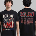 Bon Jovi Forever Tour 2026 Merch Red White And Jersey T-Shirt Present For Him - Merchluma