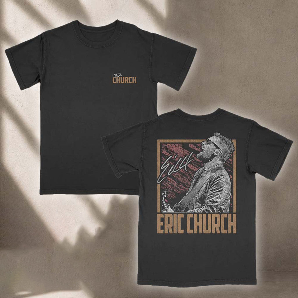 Eric Church Black Photo 26 T-Shirt 2026 Eric Church Merch Gifts For Your Husband - Merchluma