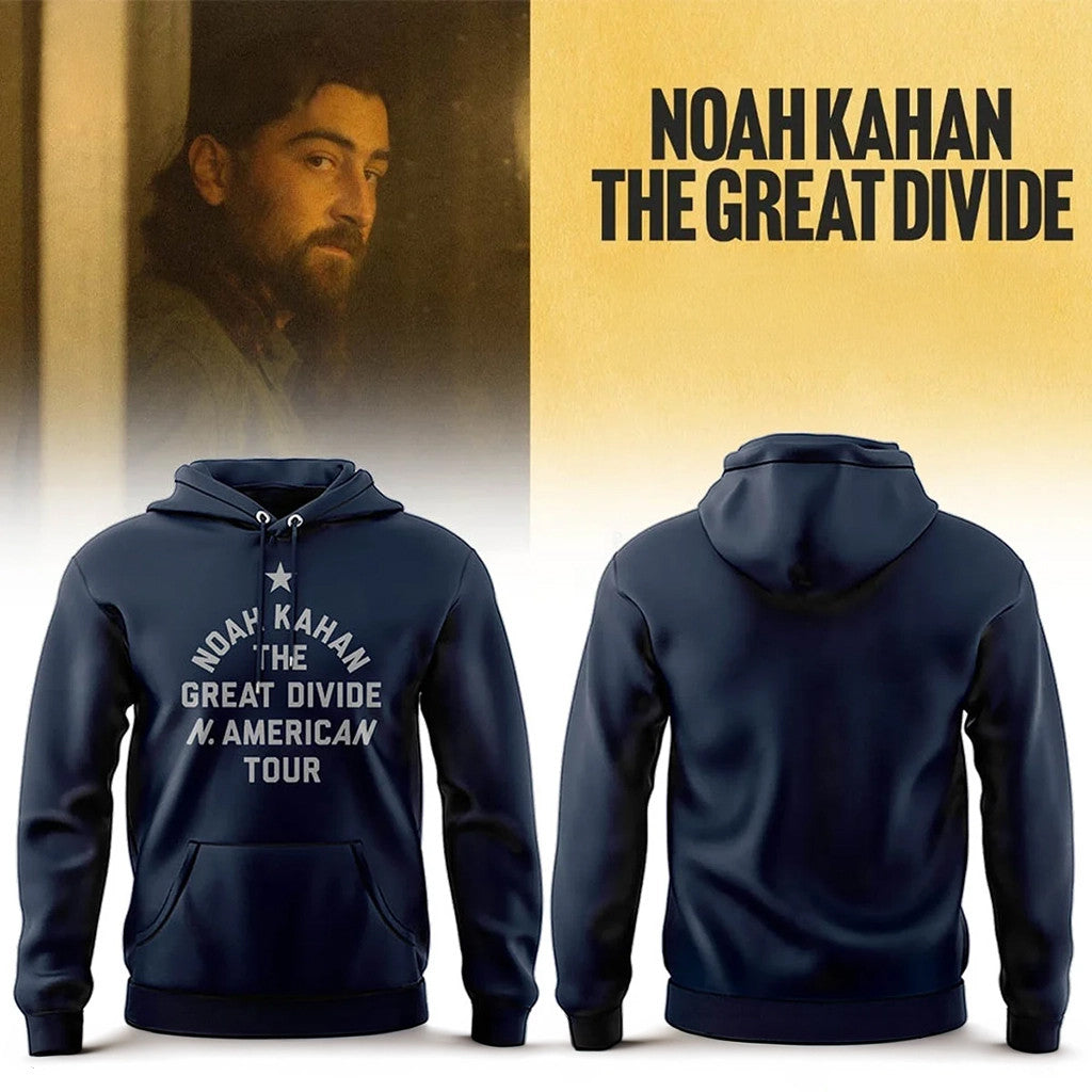 Noah Kahan Merch Tour 2026 NK The Great Divide Tour Hoodie Music Fan Gear Gift For Fathers - Merchluma