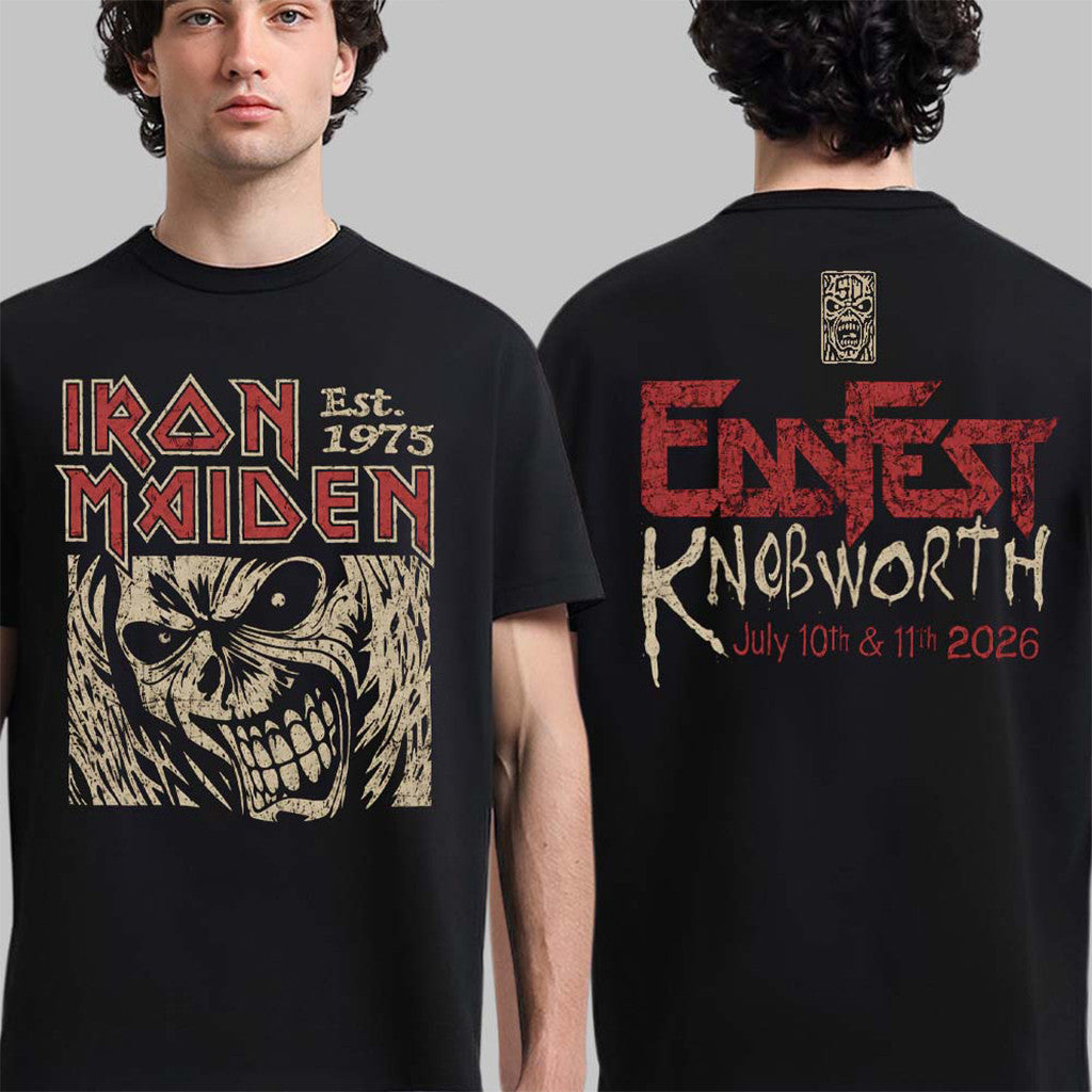 Iron Maiden Eddfest Knebworth 2026 T-Shirt Iron Maiden Merch Gifts For My Him - Merchluma
