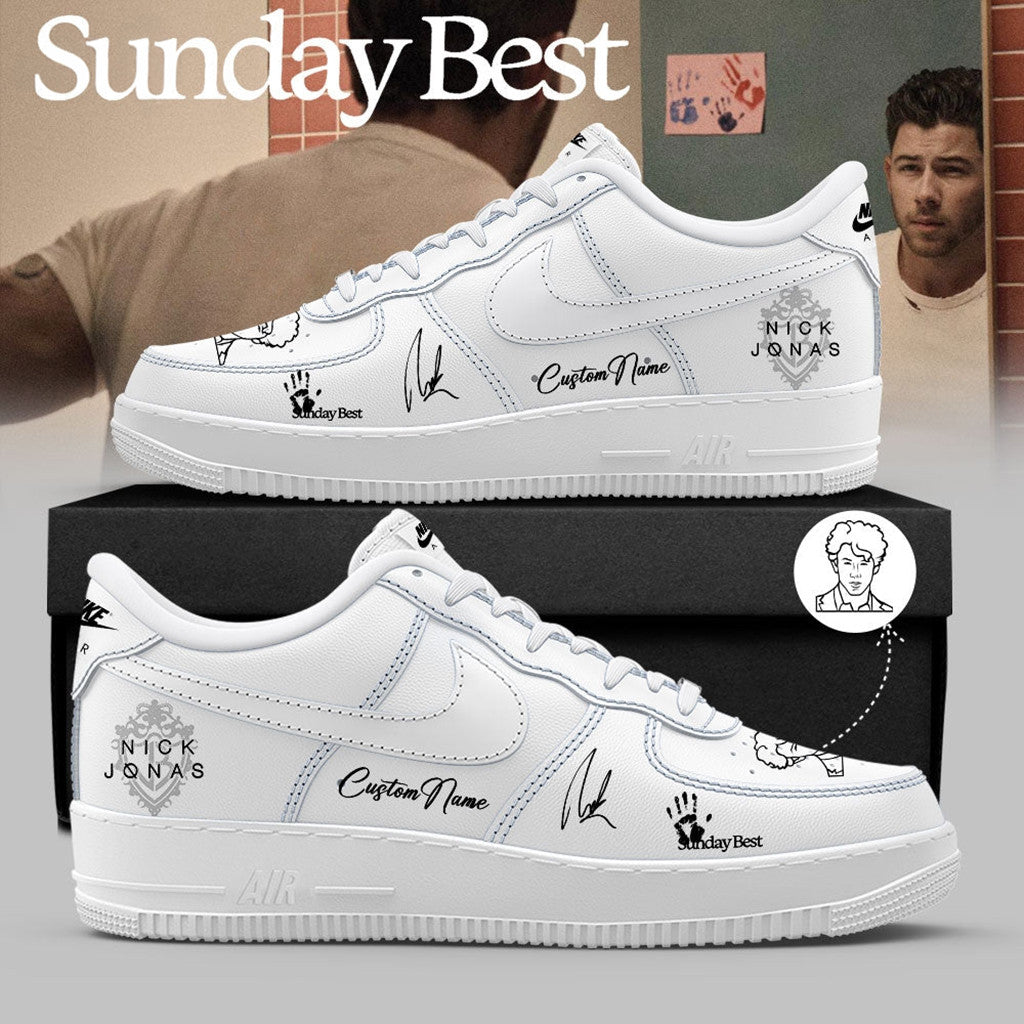 Personalized Nick Jonas Sunday Best Tour 2026 Signature Shoes Sneakers Nick Jonas Merch - Merchluma