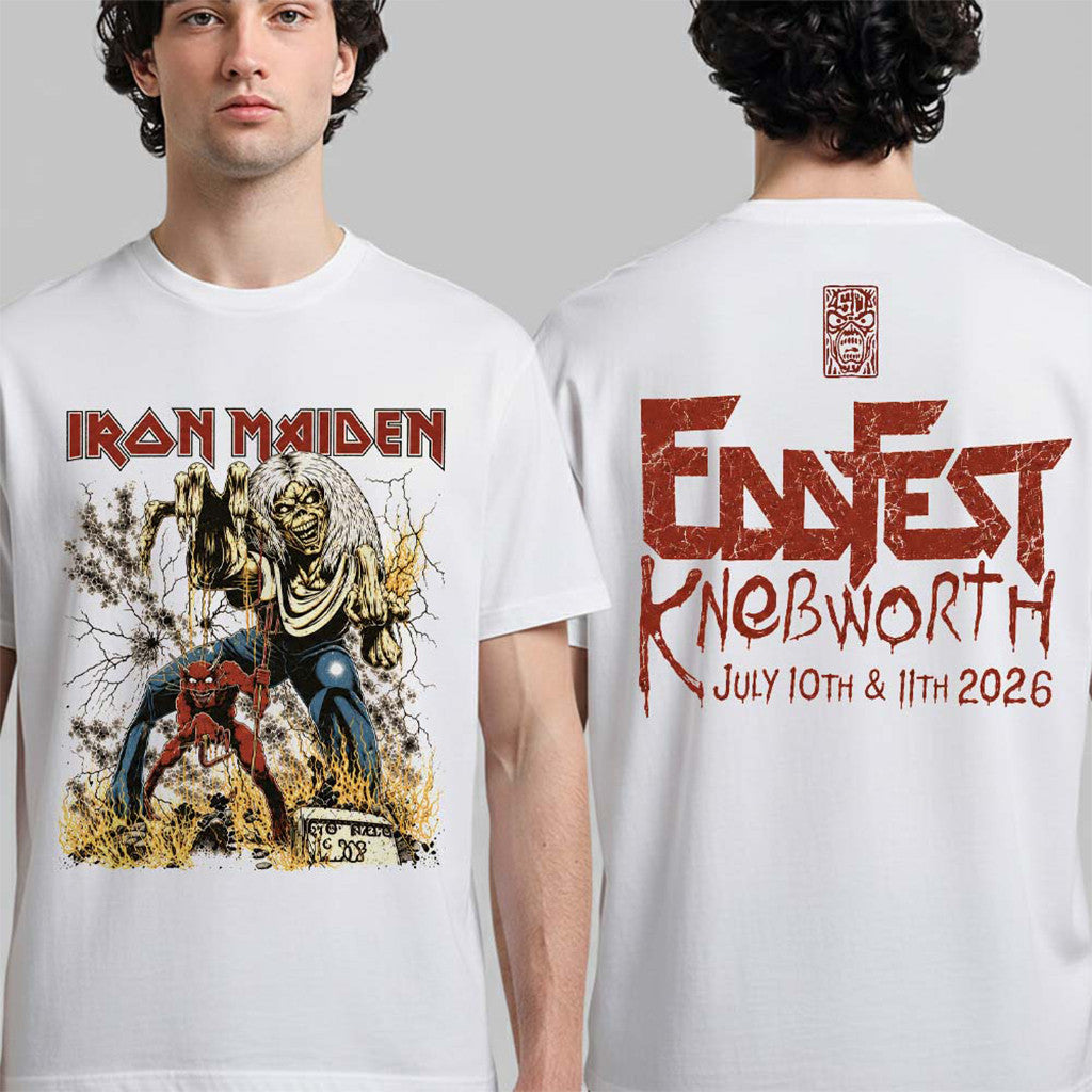 Iron Maiden Eddfest Knebworth 2026 T-Shirt Iron Maiden Merch Best Gifts For Men - Merchluma