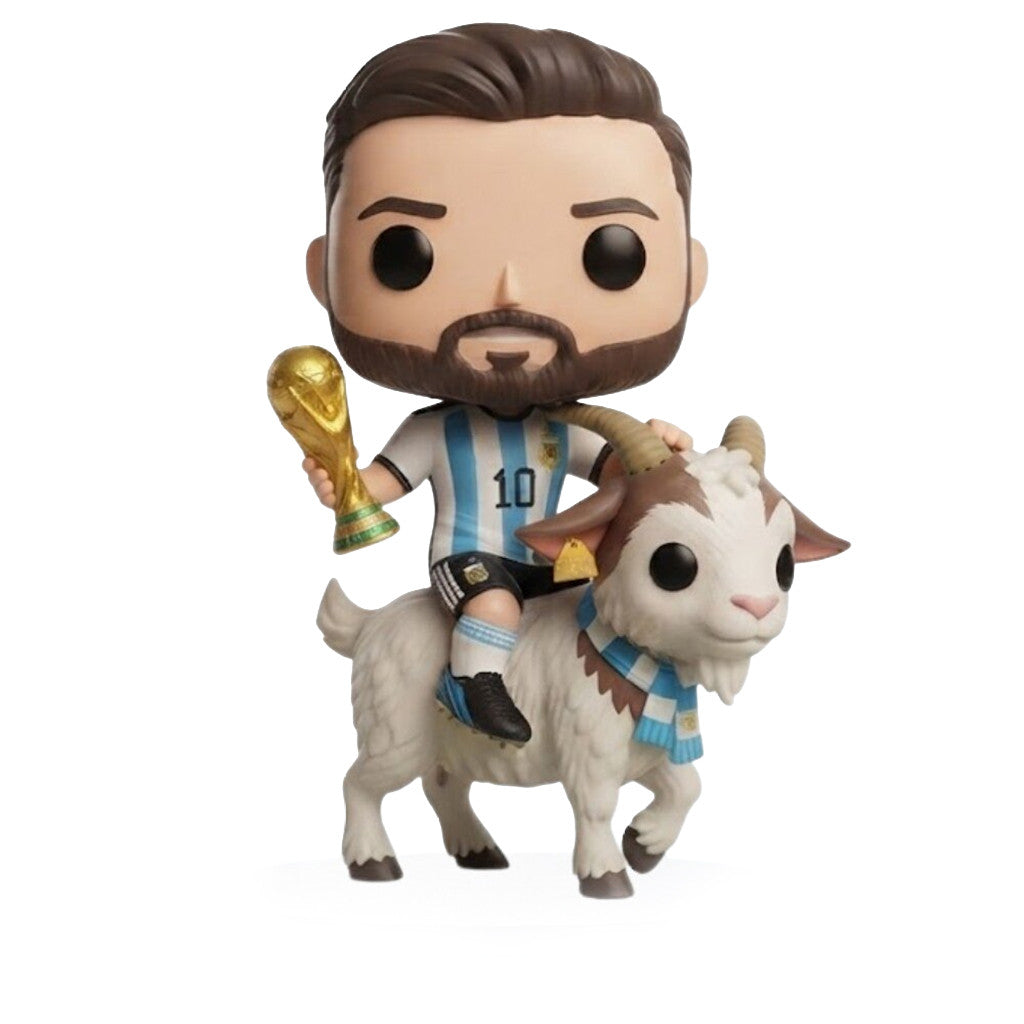 Lionel Messi Goat Funko Pop Argentina World Cup 2026 Greatest Of All Time Figure Pop Messi Merch - Merchluma