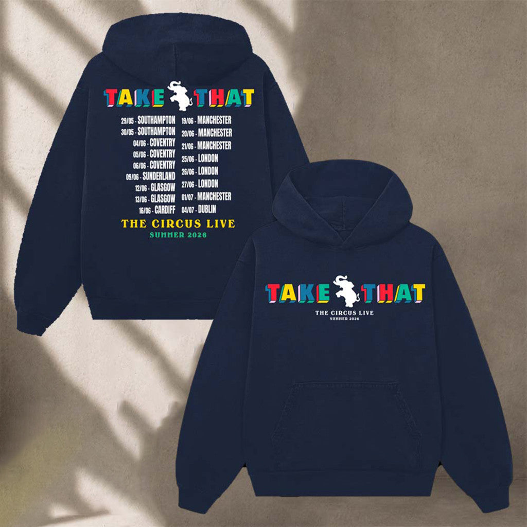Take That The Circus Live Summer 2026 Hoodie Take That Merch Gift For Pop Rockers - Merchluma