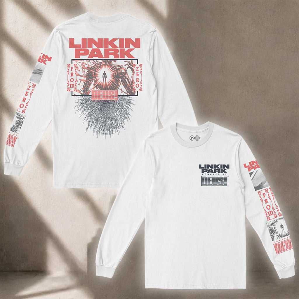 Linkin Park X Deus Ex Long Sleeve Shirt Linkin Park Merch Unique Gifts For Brother - Merchluma