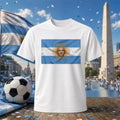 Argentina Nestor Kirchner Sun Of May Flag T-Shirt Argentina National Team Merch Gift For Fans - Merchluma
