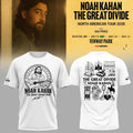 Noah Kahan The Great Divide Tour 2026 White T-Shirt Noah Kahan Tour Merch Music Lover Gifts - Merchluma