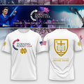 Notre Dame Campus Freedom X Turning Point USA White Shirt Turning Point Merch Gift For Dad - Merchluma