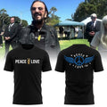 Ringo Starr 86 Birthday Peace And Love T-Shirt Best Birthday Gift For Husband - Merchluma