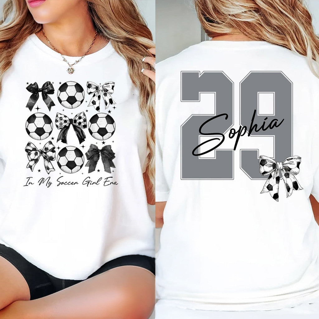 Personalized Soccer Girl T-Shirt In My Soccer Girl Era Graphic Shirt Gift For Soccer Lovers - Merchluma