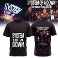 SOAD Merch 2026 System Of A Down Europe UK Stadium Tour Signature Shirt Gift For Band Fans - Merchluma