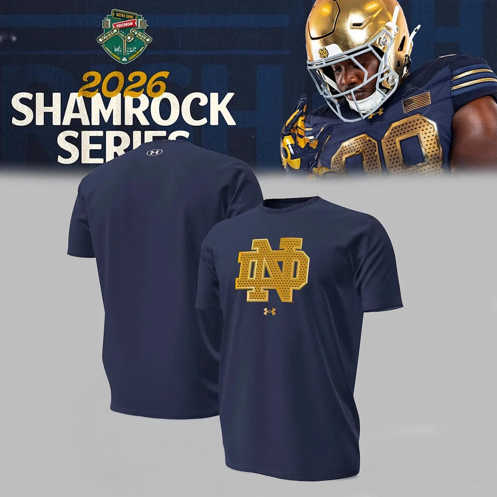 Notre Dame Fighting Irish Shamrock Series Shirt Notre Dame Merch Gift For Football Lover 2026 - Merchluma