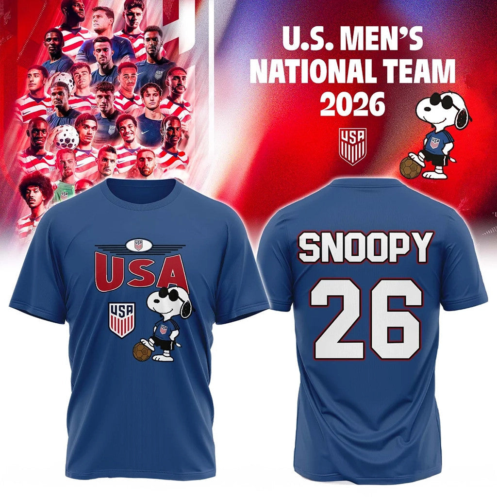 USA Soccer X Peanuts Shirt 2026 USMNT Merch Best Gift For Soccer Lovers - Merchluma