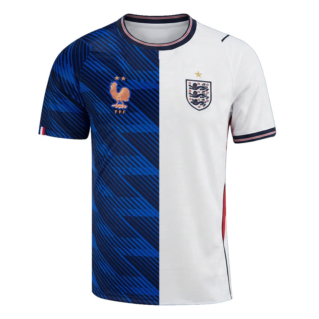 England X France Merch FIFA World Cup 2026 Mashup T-Shirt Best Gifts For Him - Merchluma
