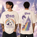 Snoopy X DIO Ride The Rainbow Raise The Horns T-Shirt DIO Pride Month Merch Fan Gift - Merchluma