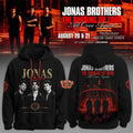 Jonas Brothers The Burning Up Tour All Over Again 2026 Hoodie Jonas Brothers Merch Fan Gifts - Merchluma