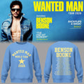 Benson Boone Tour Merch 2026 Wanted Man World Tour Sweatshirt Gifts For Music Fans - Merchluma