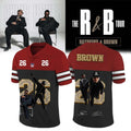 Chris Brown R And B Tour Baseball Jersey Team Brown Jersey R&B Tour Merch 2026 Gift For Fans - Merchluma