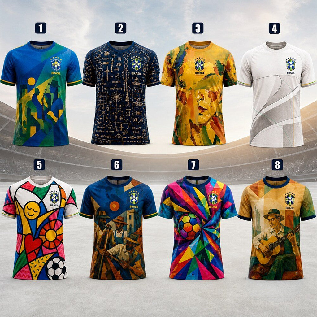 Brazil 2026 World Cup Artistic Concept Jersey Shirt Brazil National Team Merch Gift For Fans - Merchluma