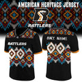 Personalized Arizona Rattlers Native American Heritage 2026 Jersey Shirt Arizona Rattlers Merch - Merchluma