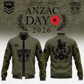 New Zealand Warriors Anzac Day 2026 Bomber Jacket NZ Warriors Merch Rugby Fan Gifts For Him - Merchluma