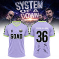 SOAD Merch 2026 System Of A Down Toxicity Tour Signature Jersey Cool Gift For Music Lovers - Merchluma