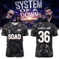 SOAD Tour Merch 2026 System Of A Down EU Uk Tour Signature Jersey Music Fan Gift For Him - Merchluma