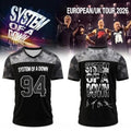 System Of A Down Merch 2026 SOAD Europe UK Stadium Tour Signed Jersey Music Gift Ideas For Guys - Merchluma