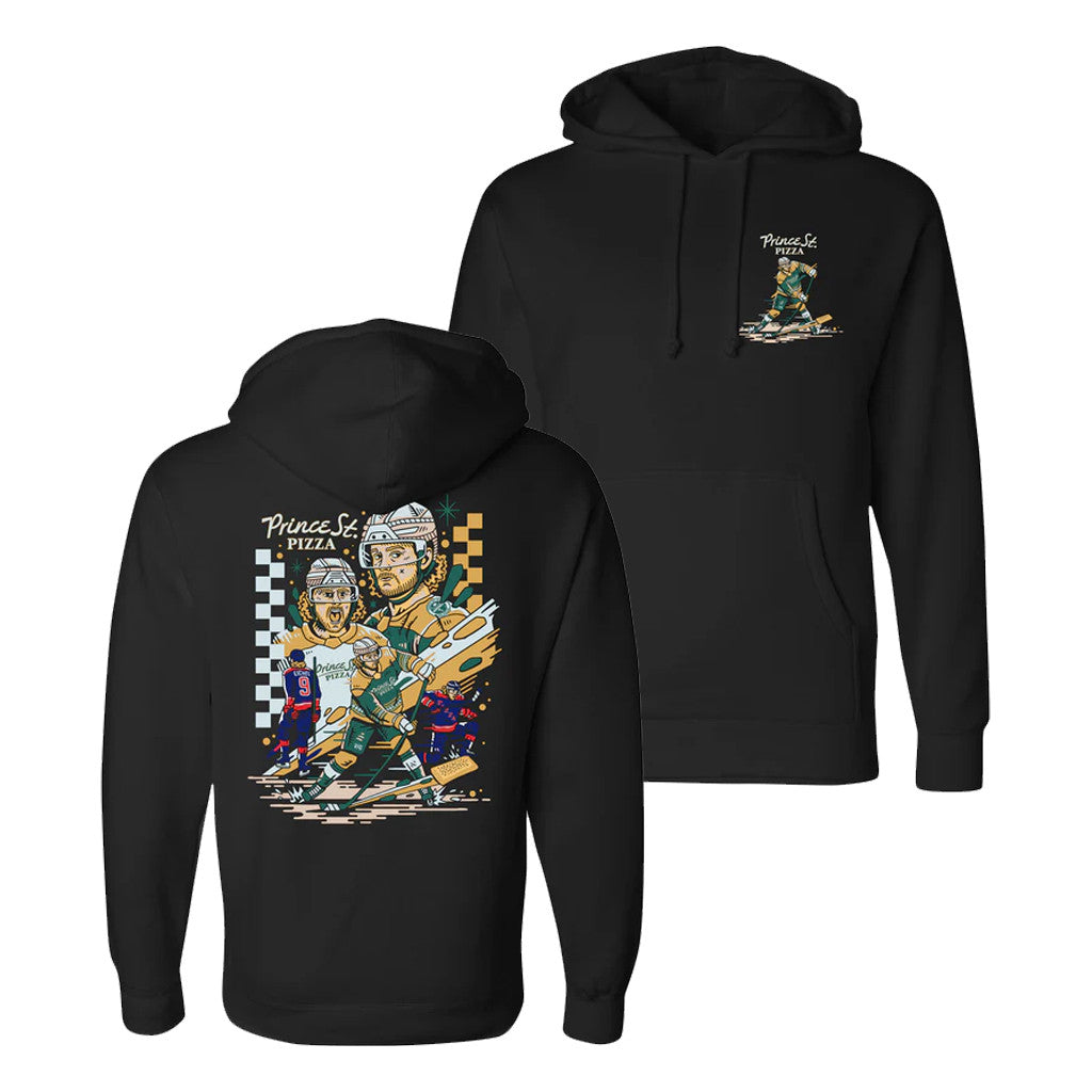 Prince St Pizza Merch 2026 Prince St Pizza X Jack Eichel X Violent Gentlemen Hoodie Fan Gifts - Merchluma
