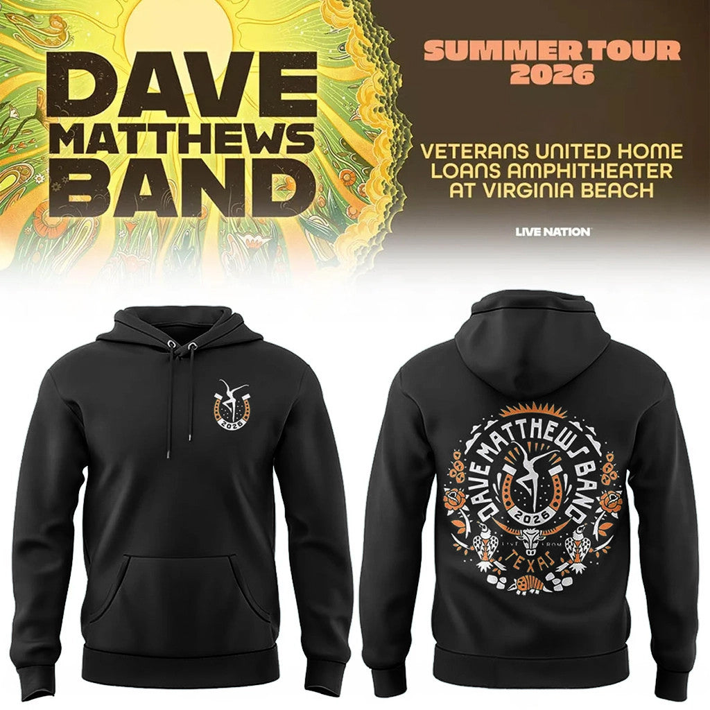 Dave Matthews Band Summer Tour 2026 At Texas Hoodie DMB Merch Best Gift For Rock Fans - Merchluma