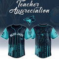 Toronto Blue Jays Teacher Appreciation Night Baseball Jersey Blue Jays Merch Gift For Teachers - Merchluma