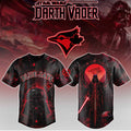 Toronto Blue Jays X Star Wars Darth Vader Baseball Jersey Blue Jays Merch Fan Apparel 2026 - Merchluma