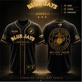 Toronto Blue Jays X USMC Honor Courage Commitment Baseball Jersey Jays Merch Military Gifts - Merchluma