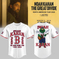 Noah Kahan X Boston Red Sox The Great Divide Tour 2026 White Jersey Noah Kahan Concert Merch - Merchluma