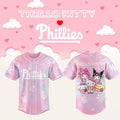 Philadelphia Phillies X Hello Kitty Theme Nights 2026 Baseball Jersey Phillies Merch Cute Gifts - Merchluma