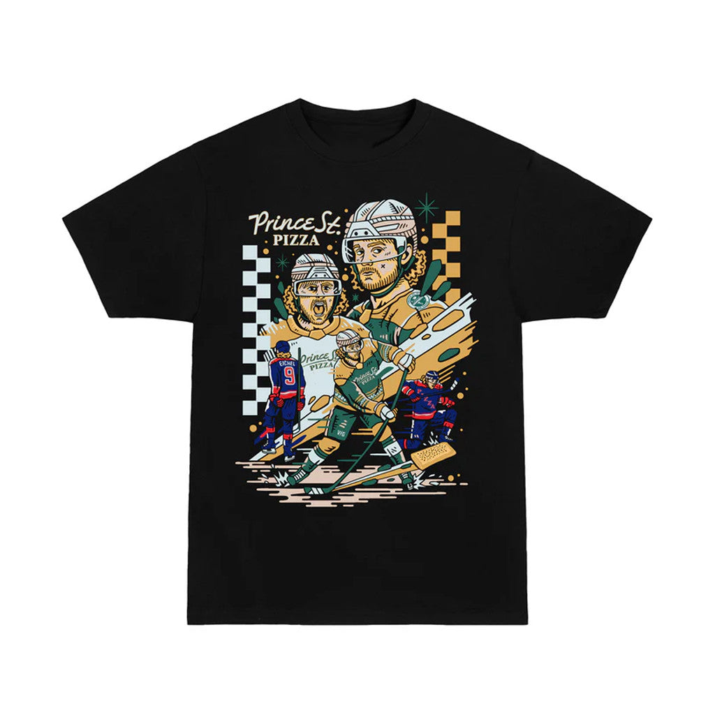 Prince St Pizza Merch 2026 Prince St Pizza X Jack Eichel X Violent Gentleman T-Shirt Fan Gifts - Merchluma