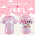 San Diego Padres X Hello Kitty Theme Nights 2026 Baseball Jersey SD Padres Merch Gift Ideas - Merchluma