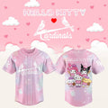 St Louis Cardinals X Hello Kitty Theme Nights Baseball Jersey Fan Merch Cute Gifts For BFF - Merchluma