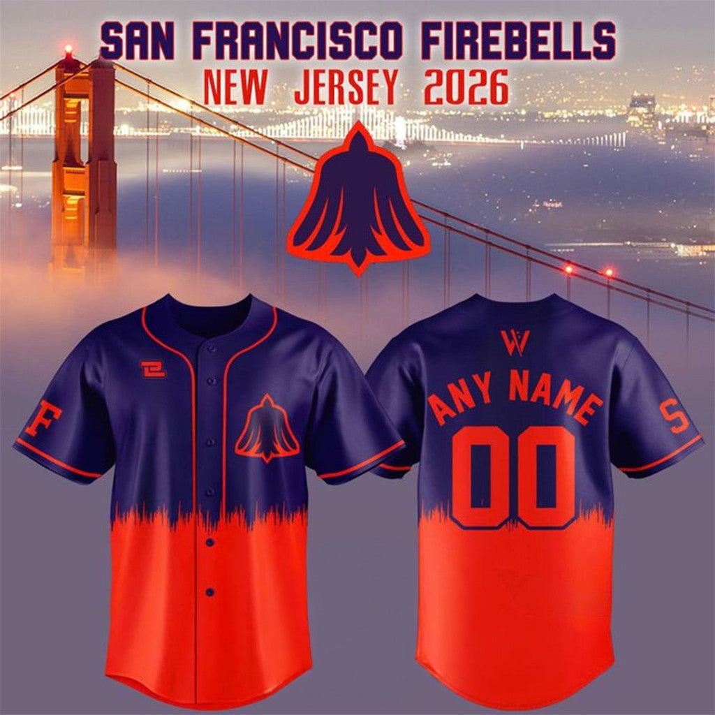 Personalized San Francisco Firebells Inspired By Lillie Hitchcock Coit 2026 Jersey Fan Merch - Merchluma