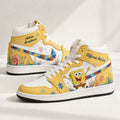 Spongebob Squarepants Autism Acceptance High Top Sneakers Different Not Less Shoes Son Gifts - Merchluma